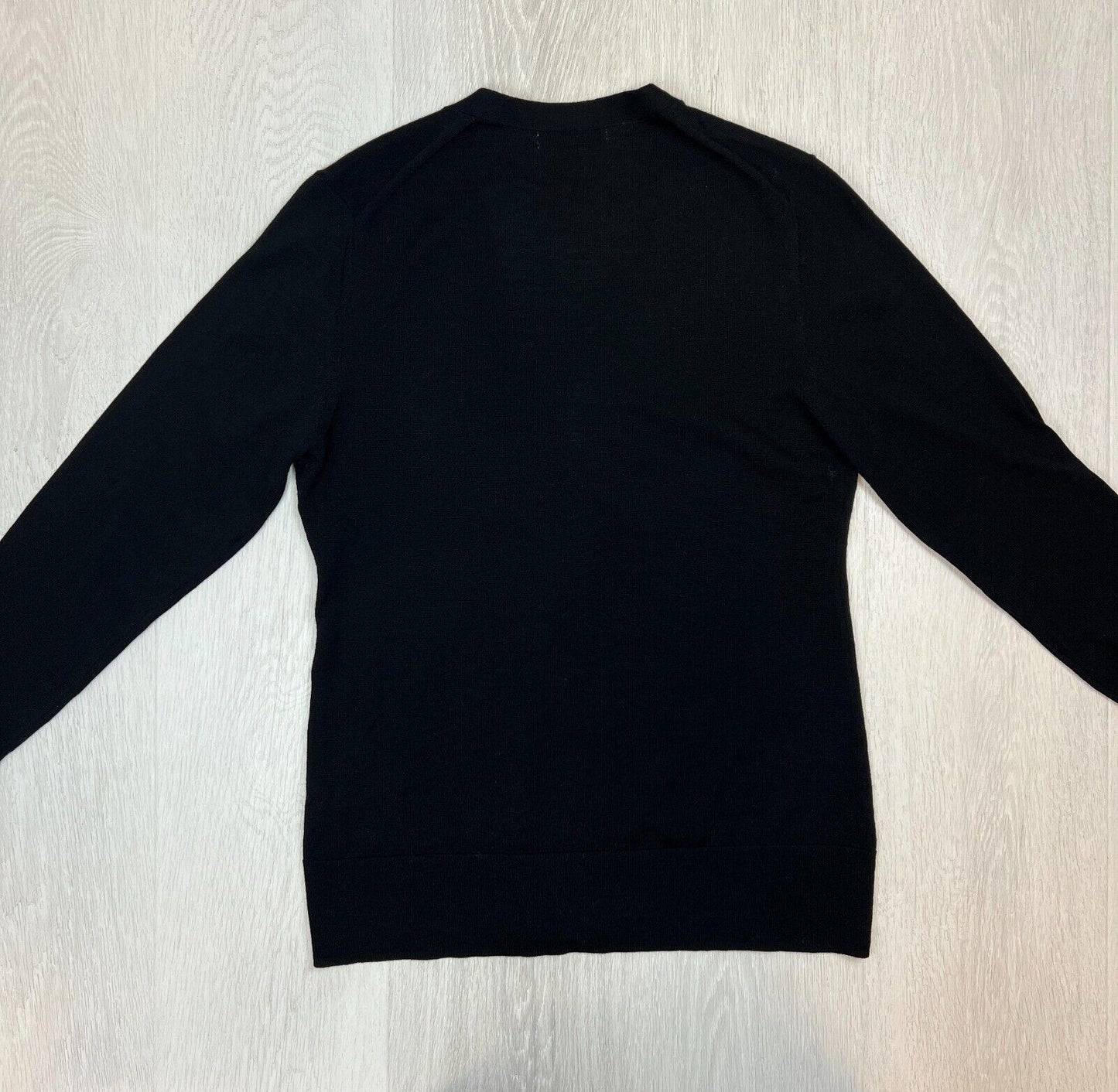 Preview Womens Black Australian Merino Wool Cardigan Size Large