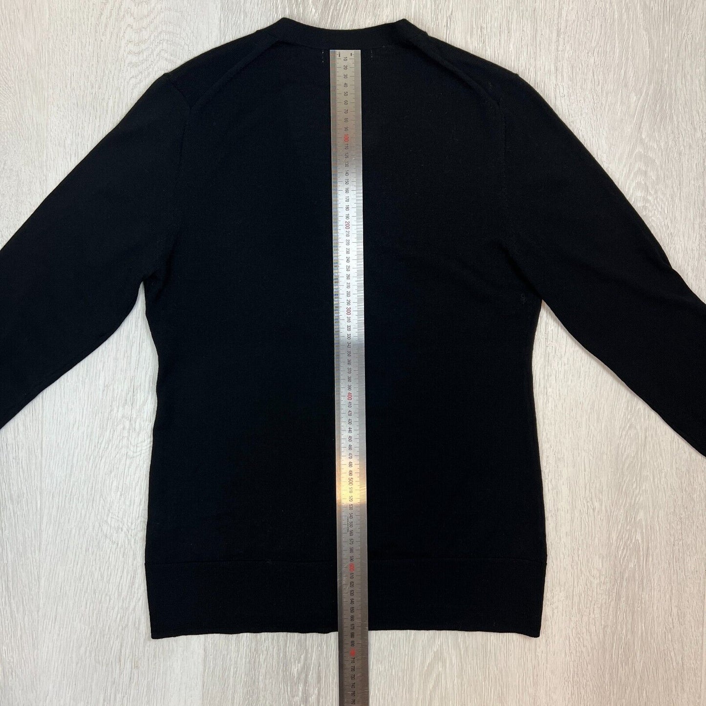 Preview Womens Black Australian Merino Wool Cardigan Size Large