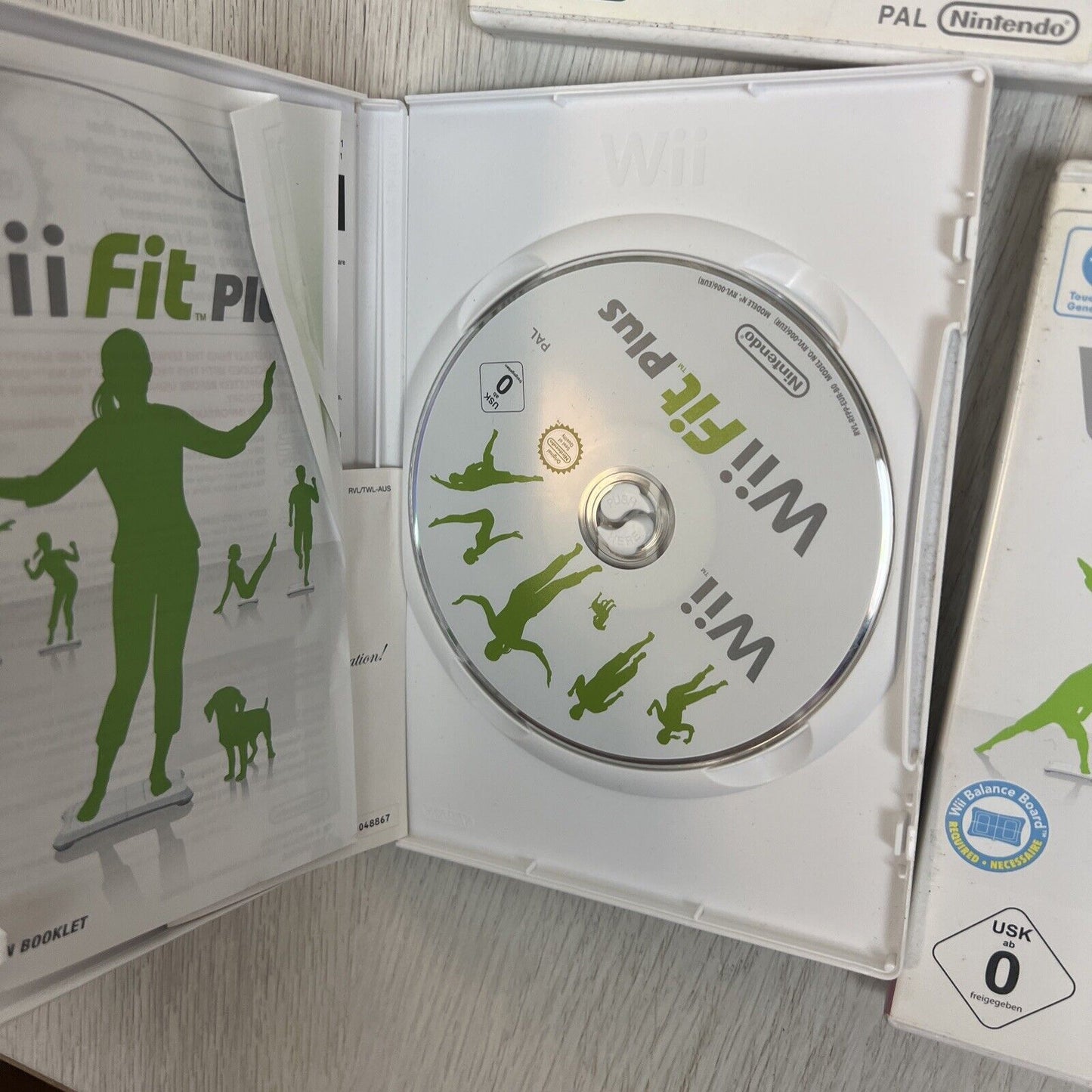 Nintendo Wii Video Game Bundle Wii Fit & Wii Fit Plus (11 Games)