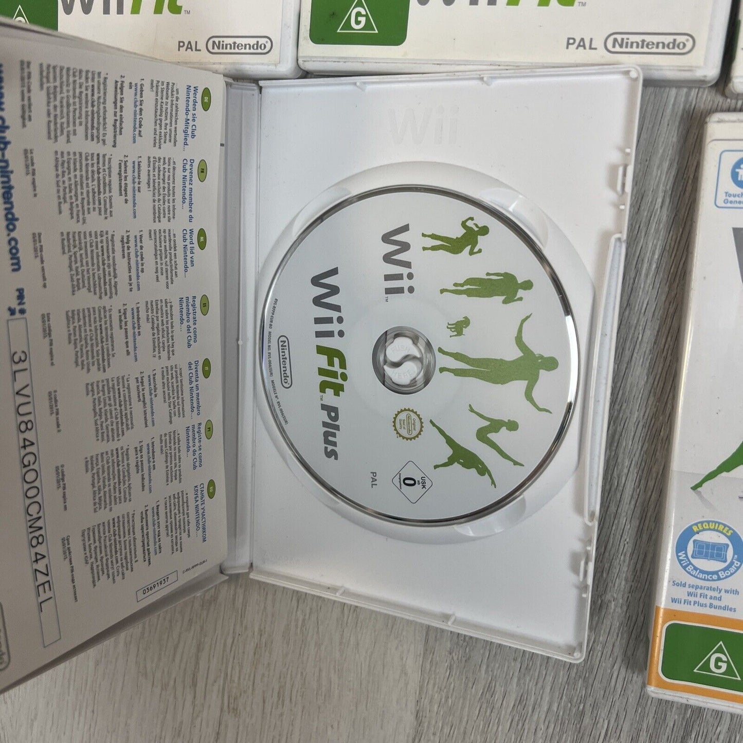 Nintendo Wii Video Game Bundle Wii Fit & Wii Fit Plus (11 Games)