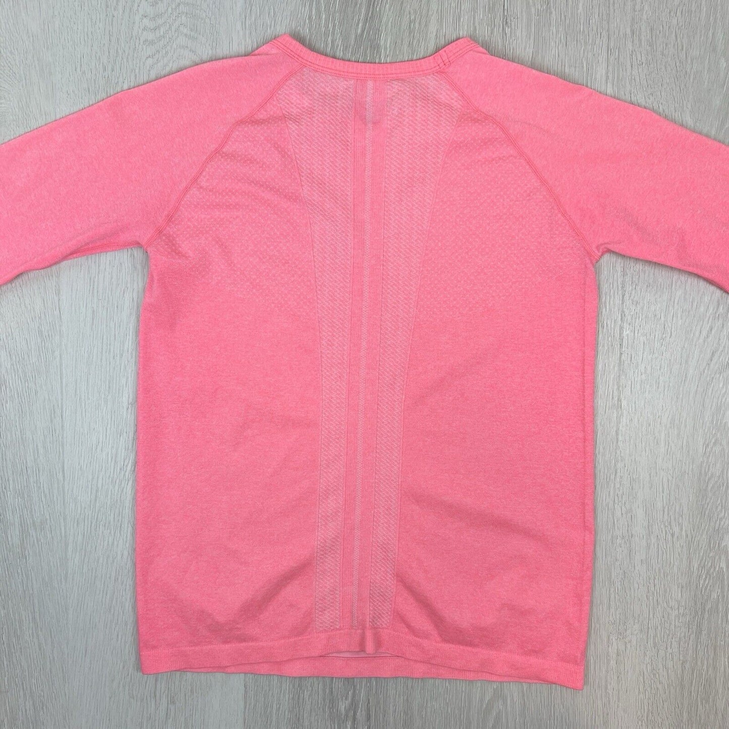 Lorna Jane Seamless Womens Pink Long Sleeve T-Shirt Top Size Large