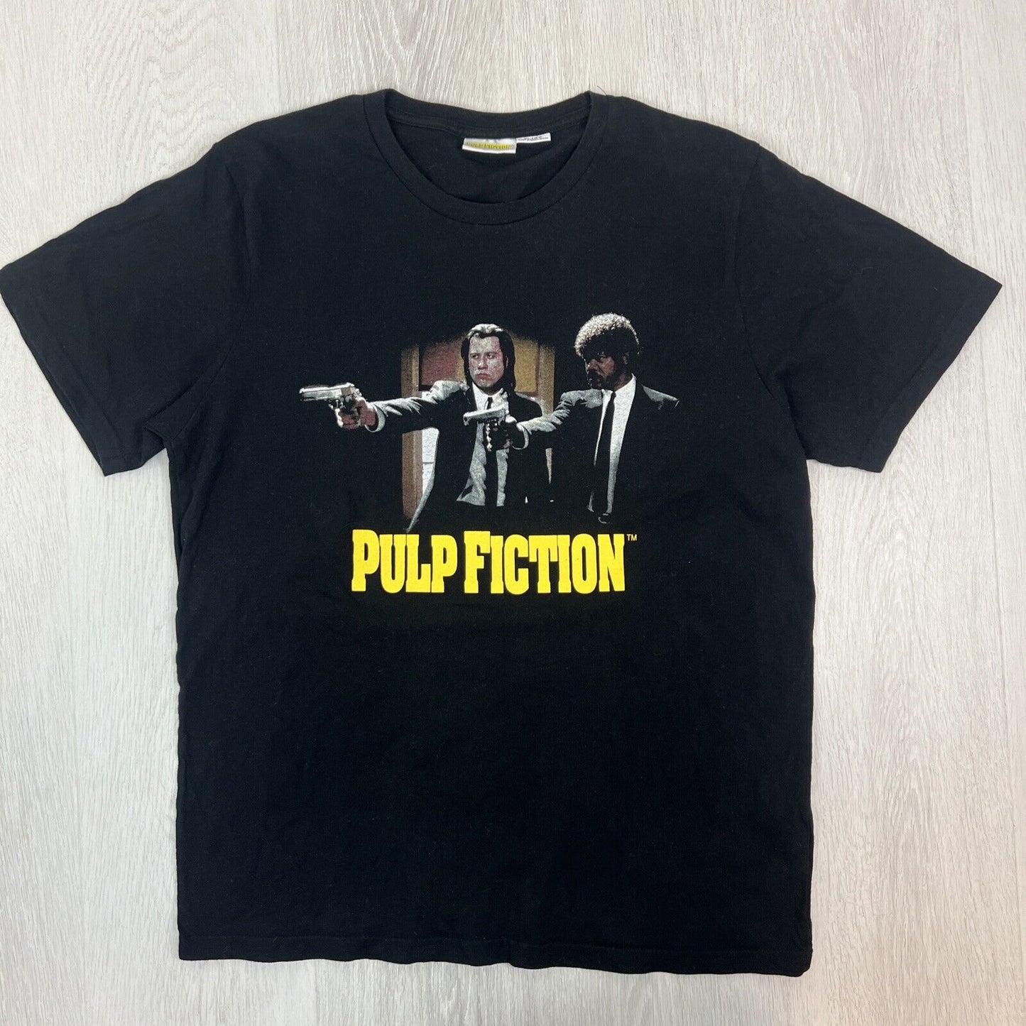 Pulp Fiction Mens Black Short Sleeve T-Shirt Size XL