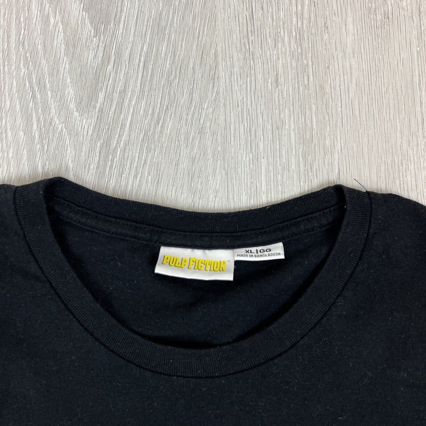Pulp Fiction Mens Black Short Sleeve T-Shirt Size XL