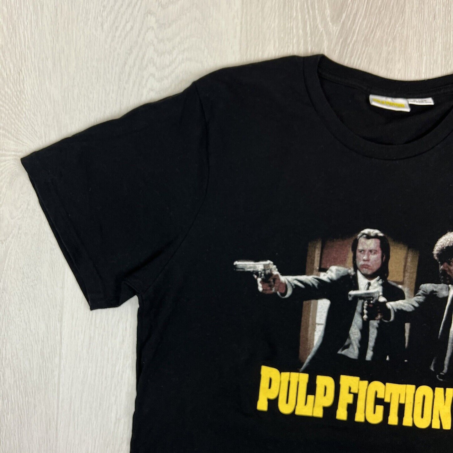 Pulp Fiction Mens Black Short Sleeve T-Shirt Size XL