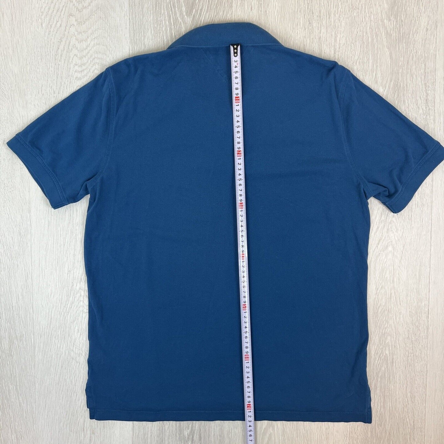 Tommy Hilfiger Mens Blue Short Sleeve Polo Shirt Size XL