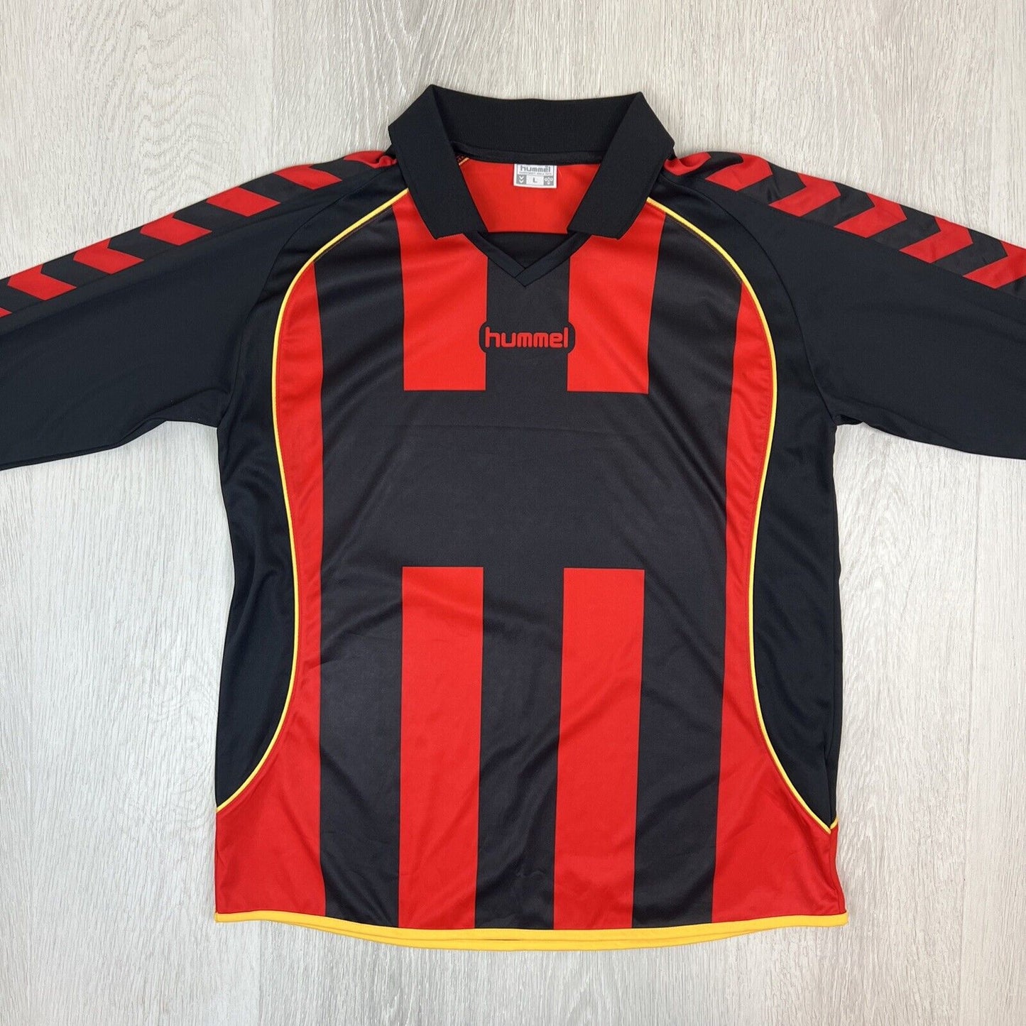 Hummel Mens Long Sleeve Soccer Jersey Size Large