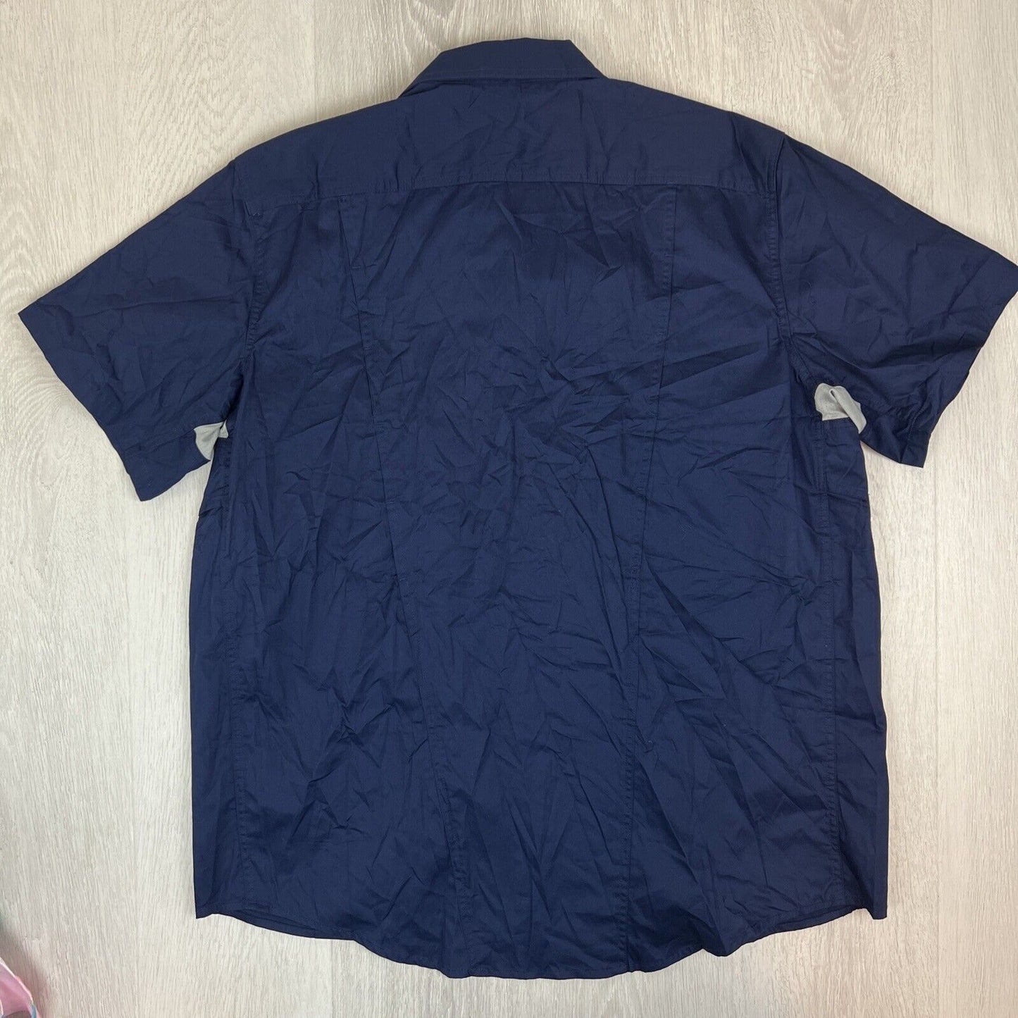 Hard Yakka Mens Short Sleeve Vented Button Up Shirt Size 2XL Jetstar Engineering