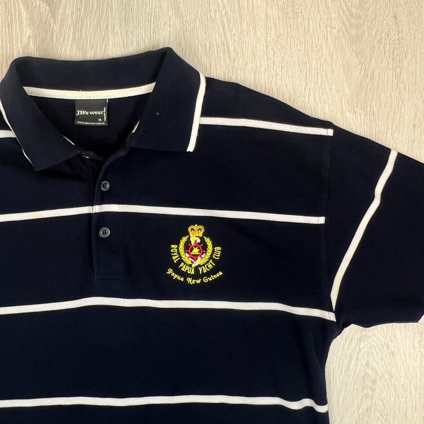 Royal Papua Yacht Club, Papua New Guinea Mens Polo Shirt Size XL