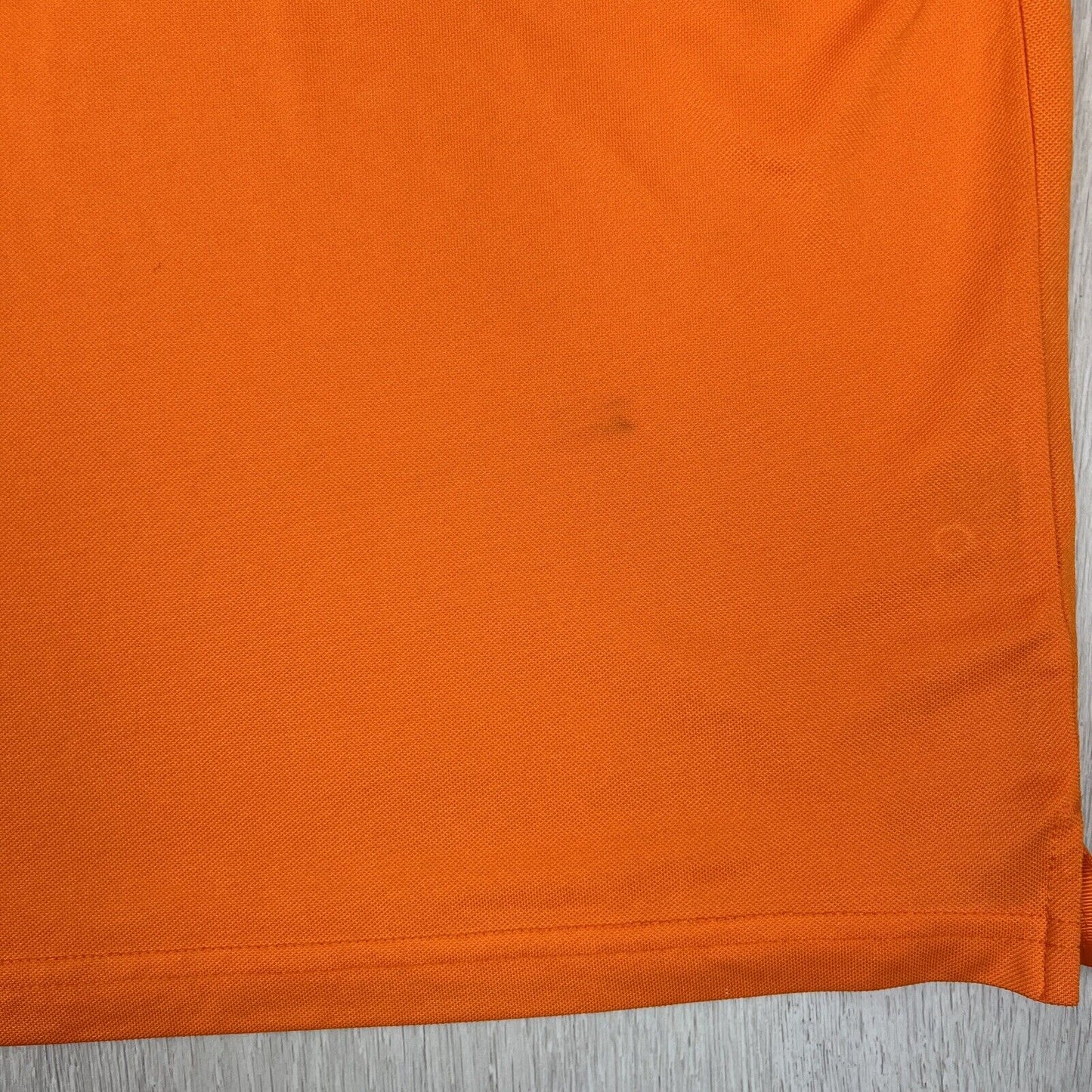 38 Degrees South Mens Orange Manly Golf Club Polo Shirt Size XL