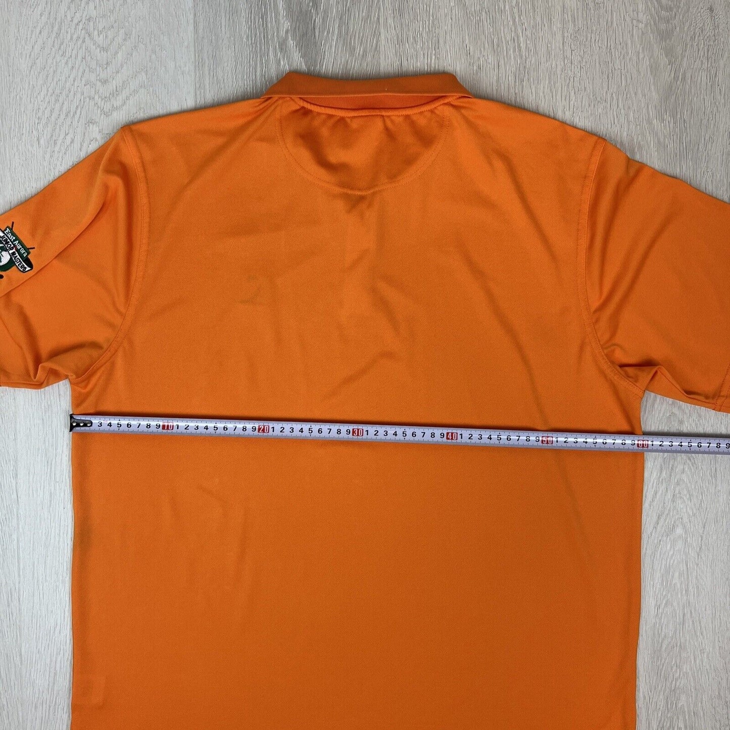 38 Degrees South Mens Orange Manly Golf Club Polo Shirt Size XL