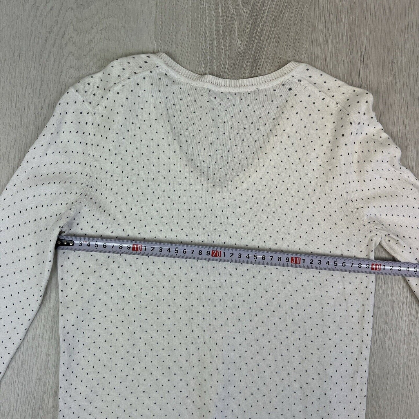 Tommy Hilfiger Womens White Pullover Knitted Sweater Jumper Size XS