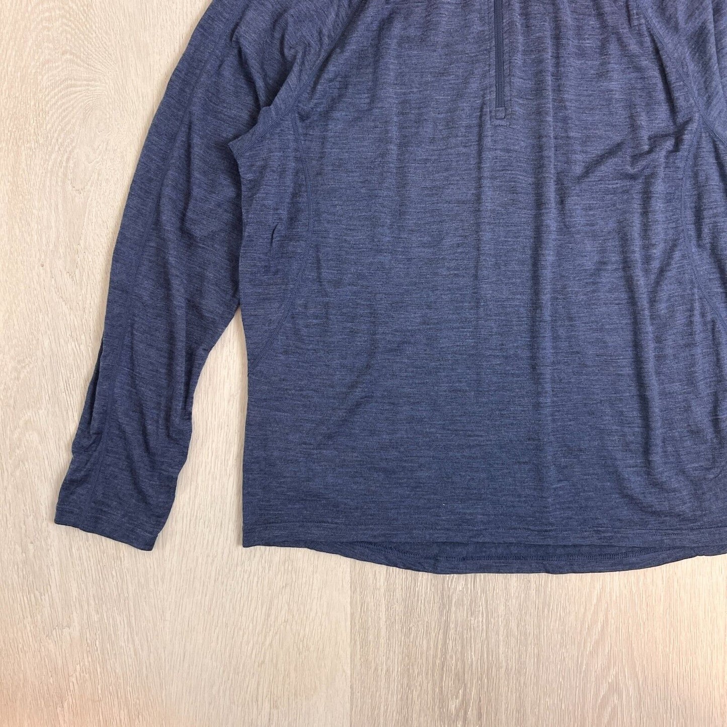 Crane Mens 100% Merino Wool 1/4 Zip Sweater Jumper Size XL