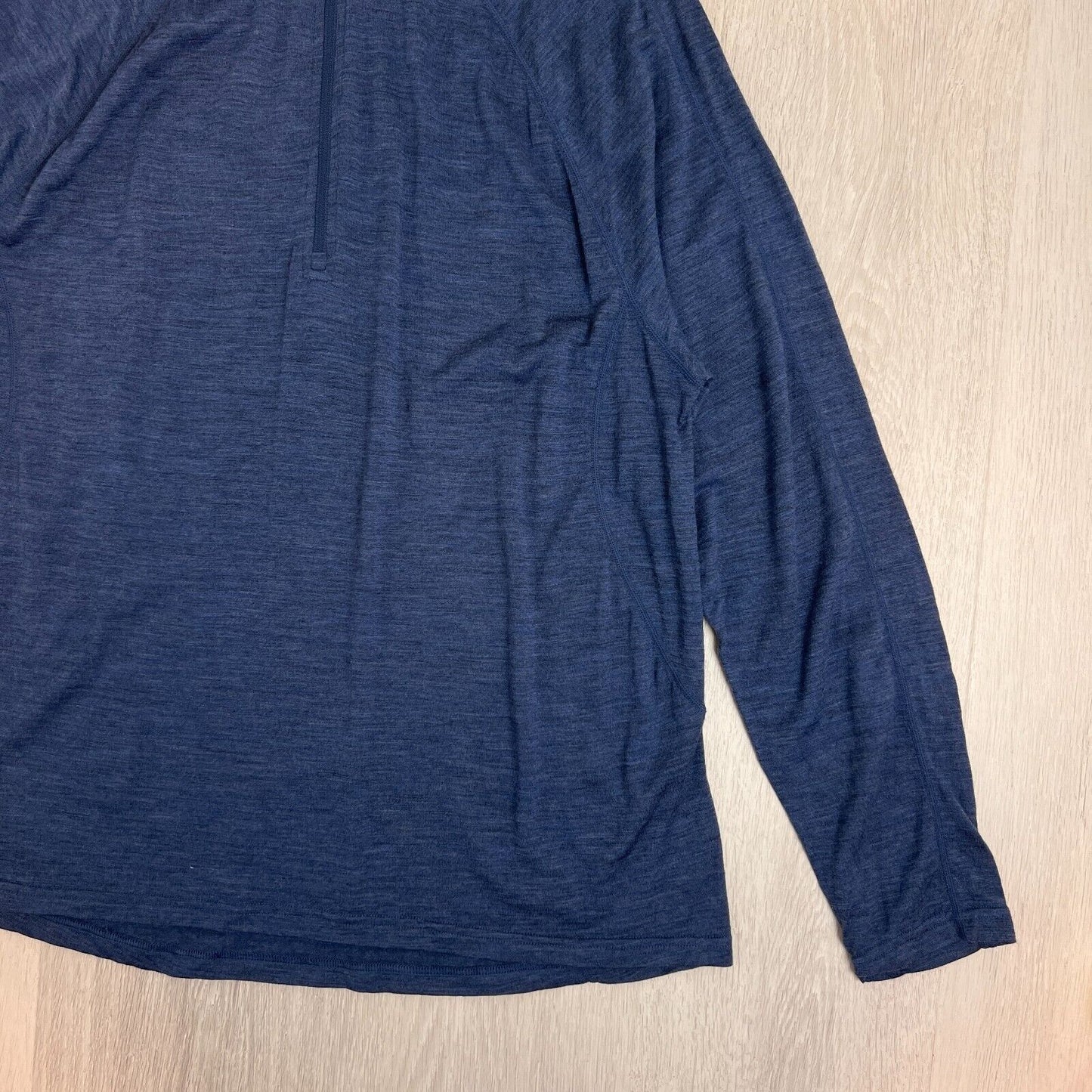 Crane Mens 100% Merino Wool 1/4 Zip Sweater Jumper Size XL