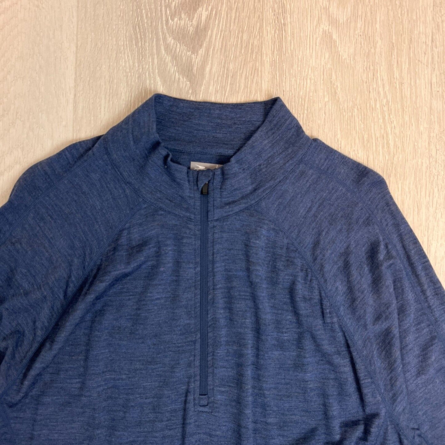 Crane Mens 100% Merino Wool 1/4 Zip Sweater Jumper Size XL