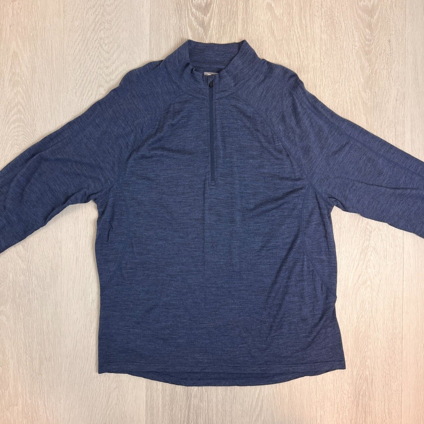 Crane Mens 100% Merino Wool 1/4 Zip Sweater Jumper Size XL