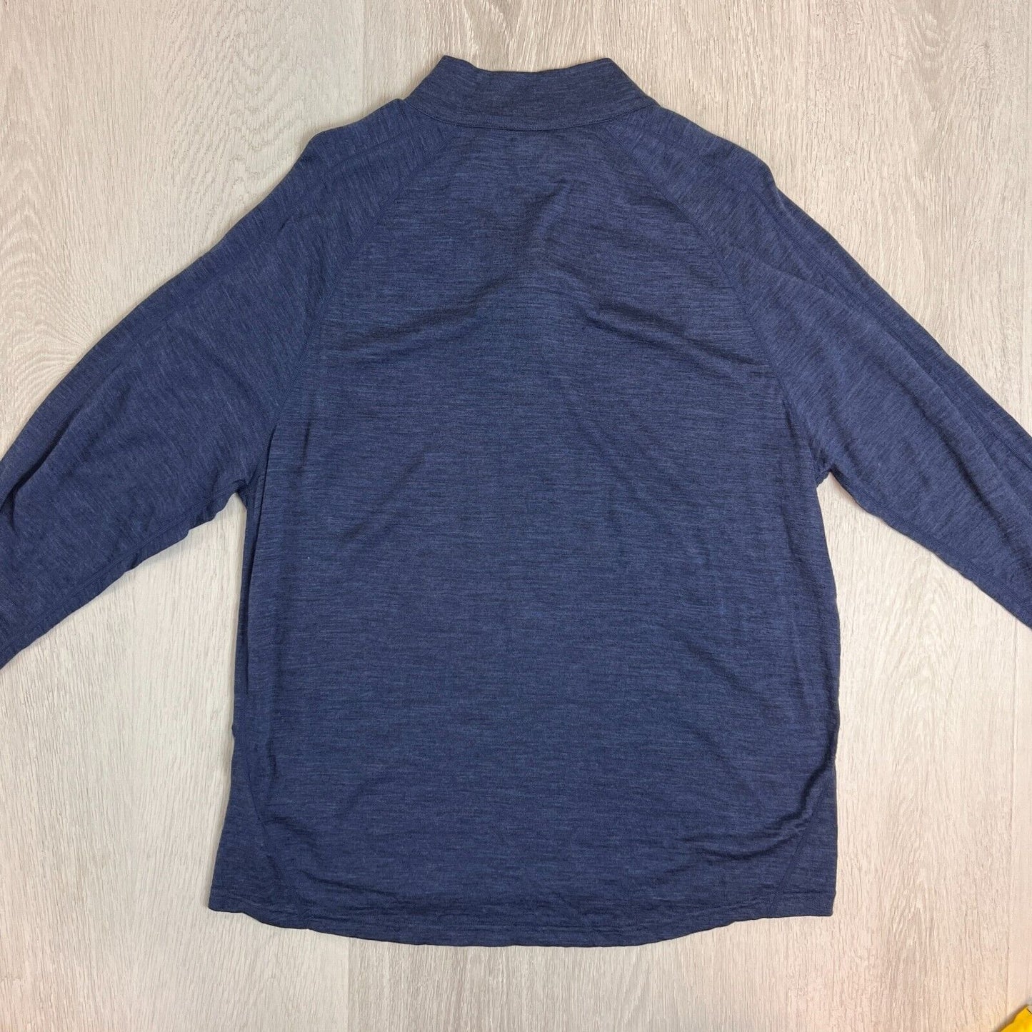 Crane Mens 100% Merino Wool 1/4 Zip Sweater Jumper Size XL