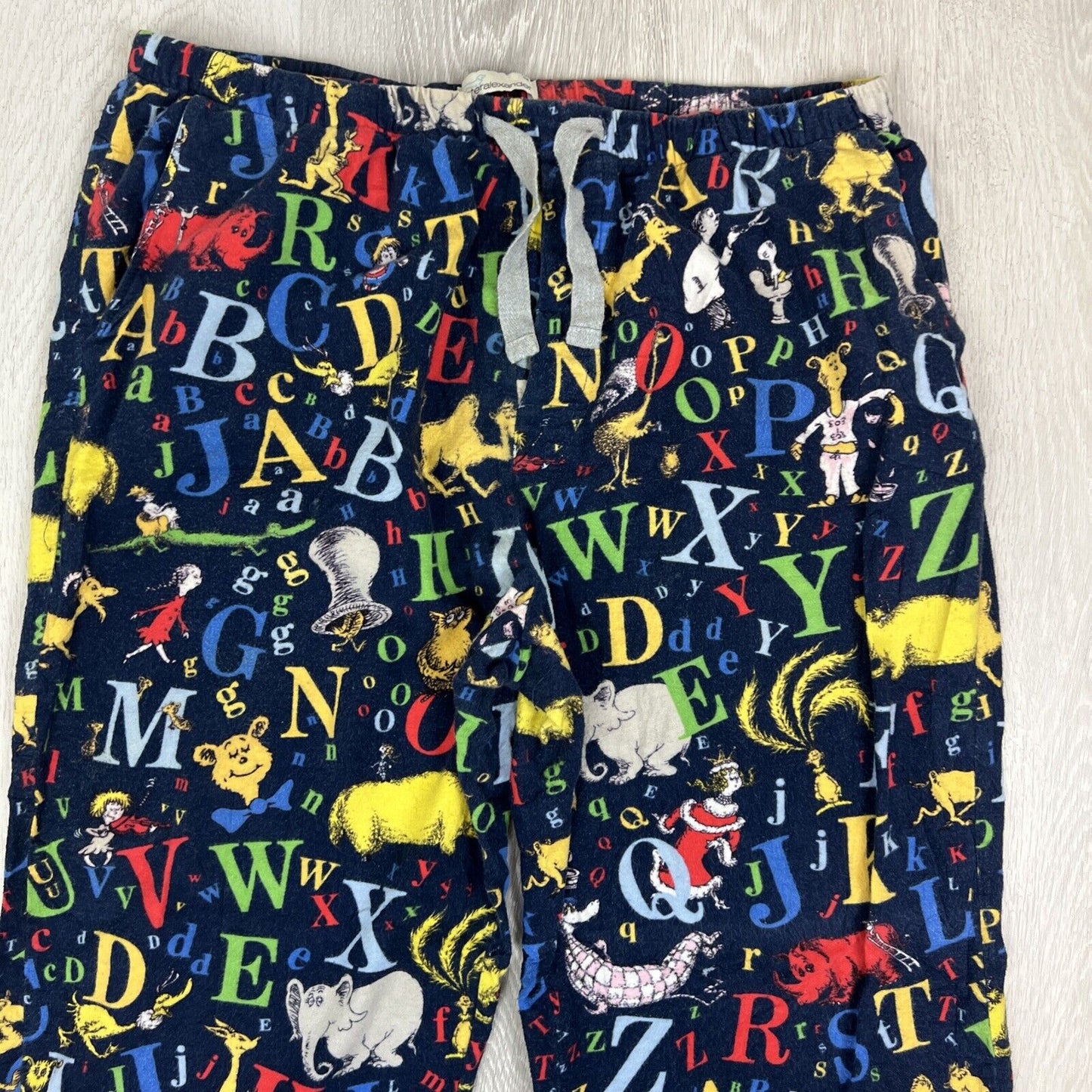 Peter Alexander Mens Flannelette Pyjama Pants Sleep Pants Dr Seuss Size XL