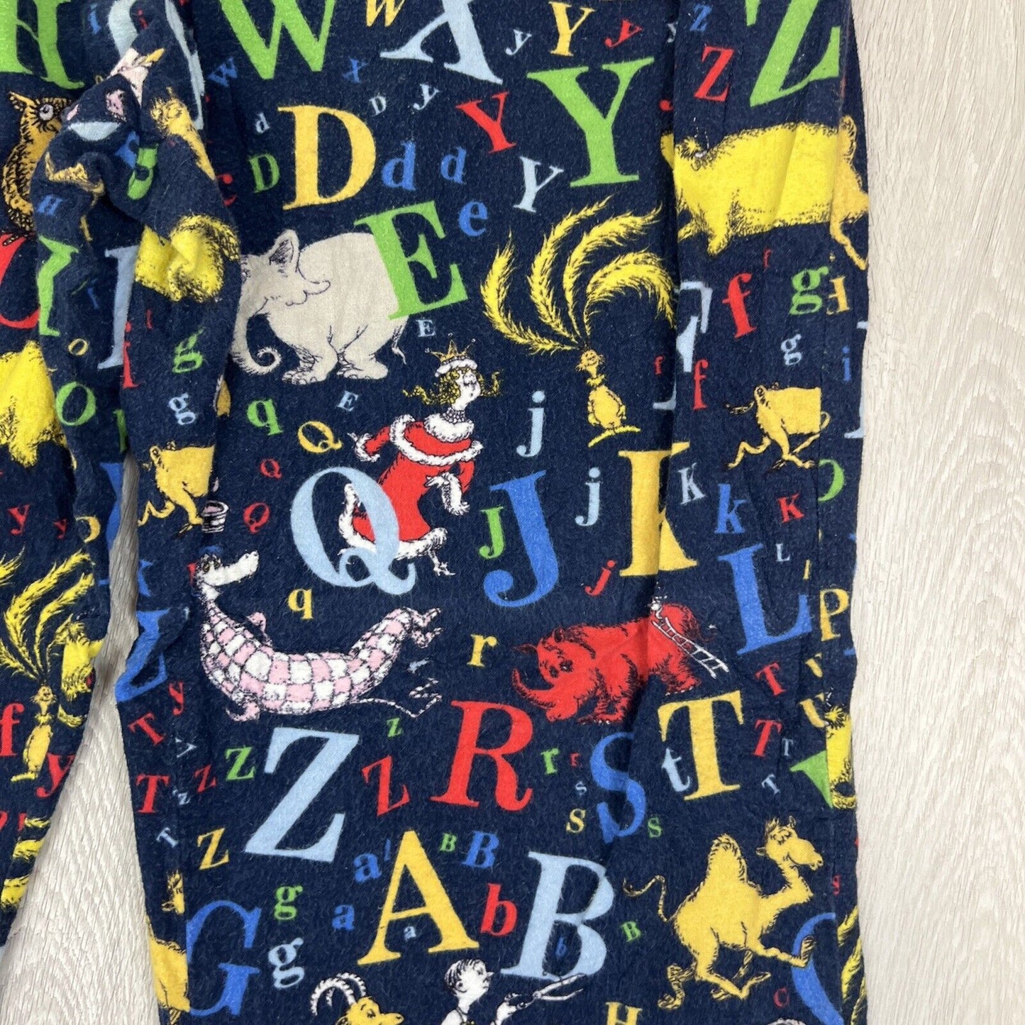 Peter Alexander Mens Flannelette Pyjama Pants Sleep Pants Dr Seuss Size XL
