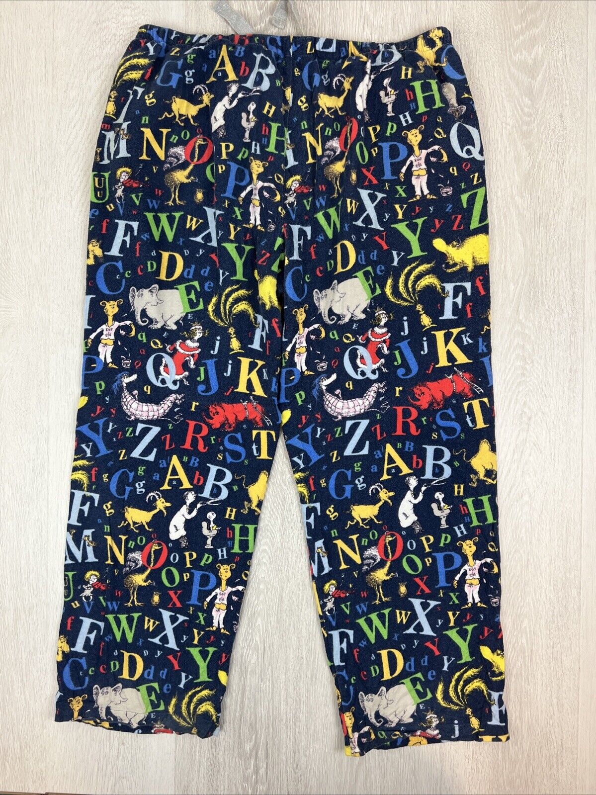 Peter Alexander Mens Flannelette Pyjama Pants Sleep Pants Dr Seuss Size XL