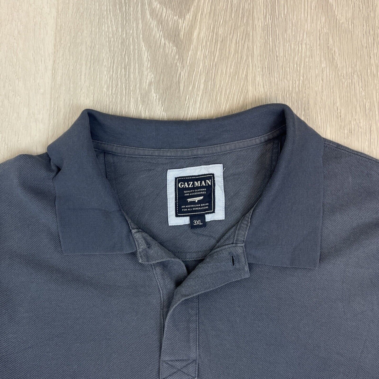 Gazman Mens Short Sleeve Polo Shirt Bundle Size 3XL (2 Shirts)