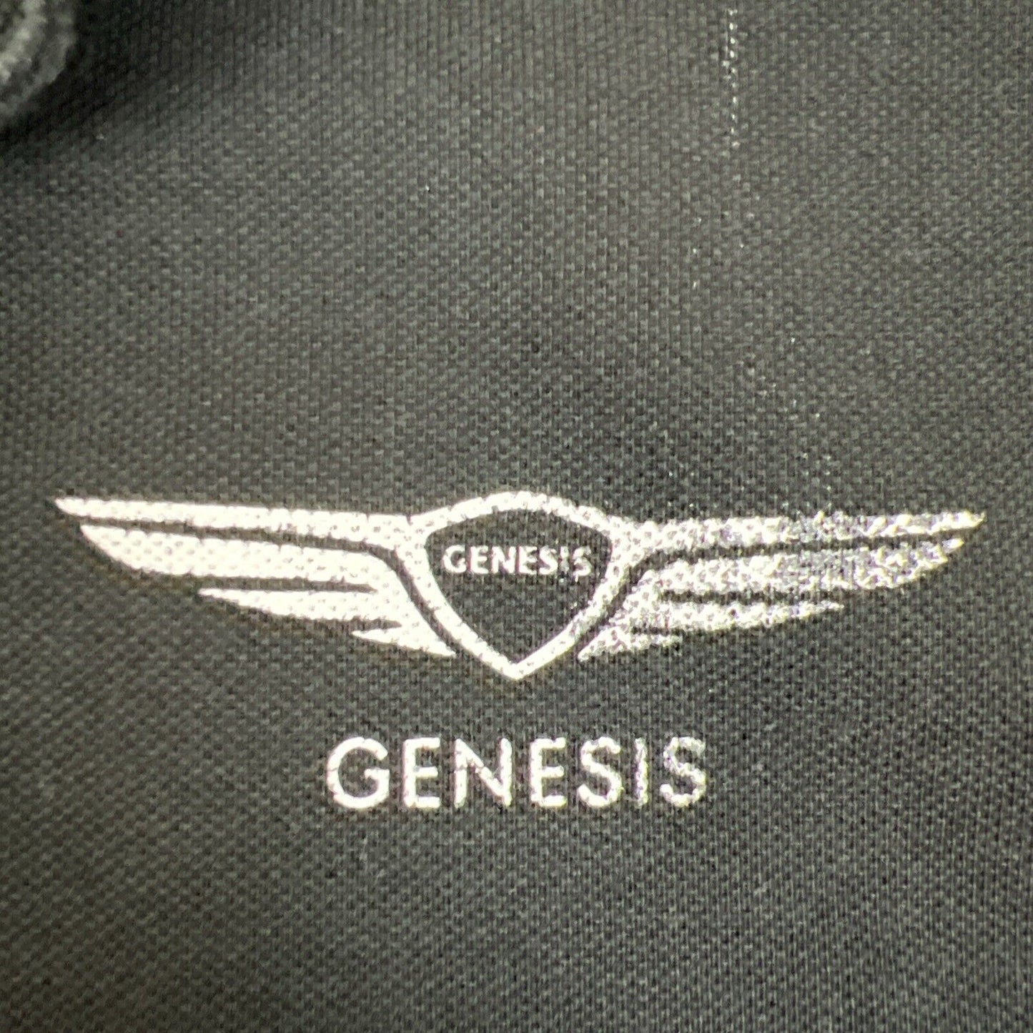 Hyundai Genesis Mens Black Polo Shirt Size Medium
