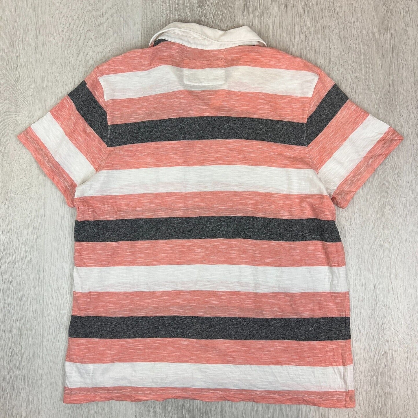 Guess Mens Striped Short Sleeve Polo Shirt Size XL