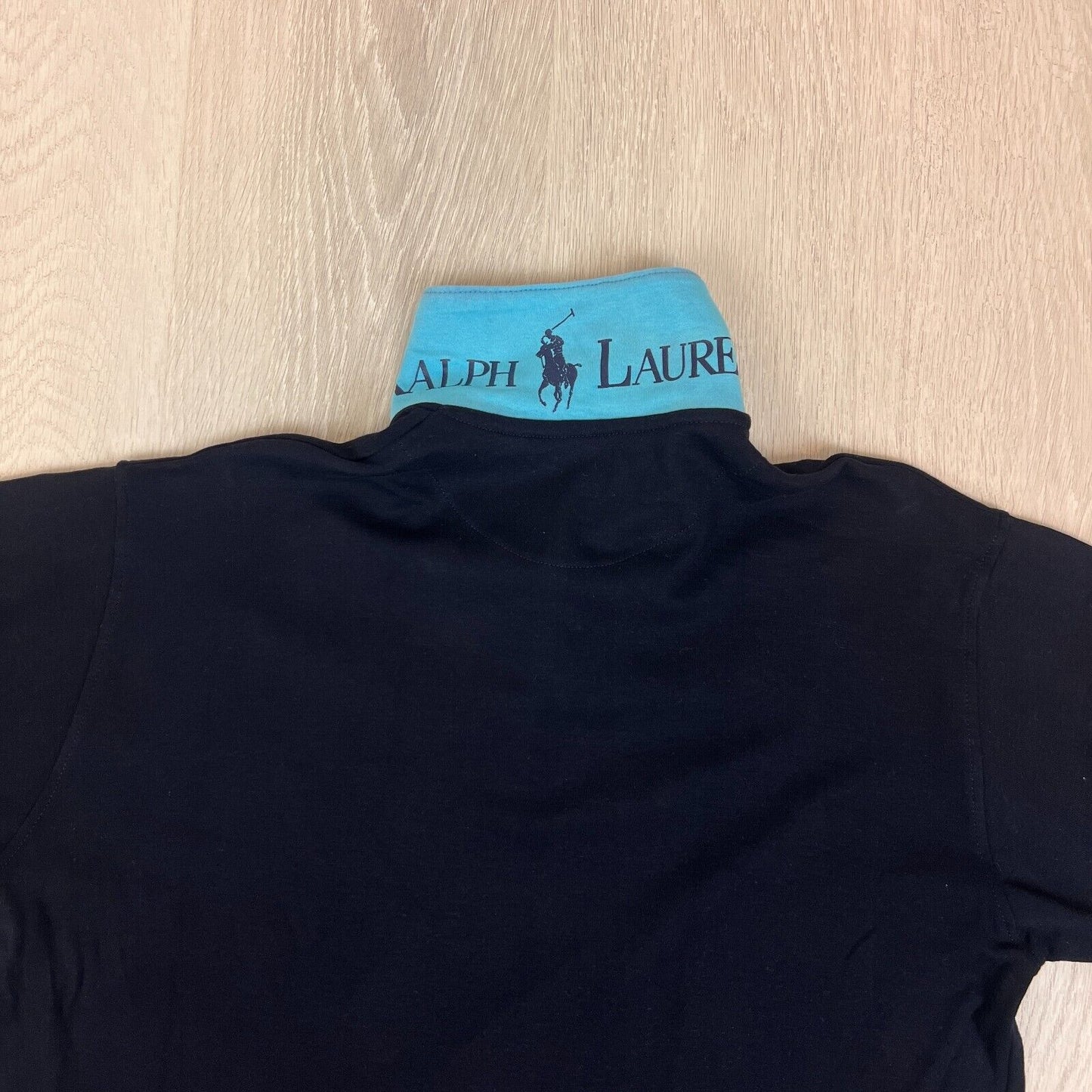 Polo Ralph Lauren Mens Navy Blue Polo Shirt Size XL (Measures L)