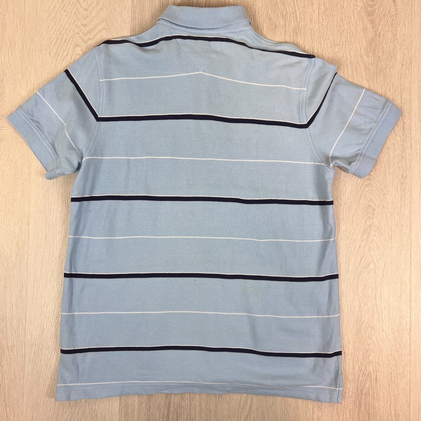 Tommy Hilfiger Mens Custom Fit Short Sleeve Polo Shirts Size Large (2 T-Shirts