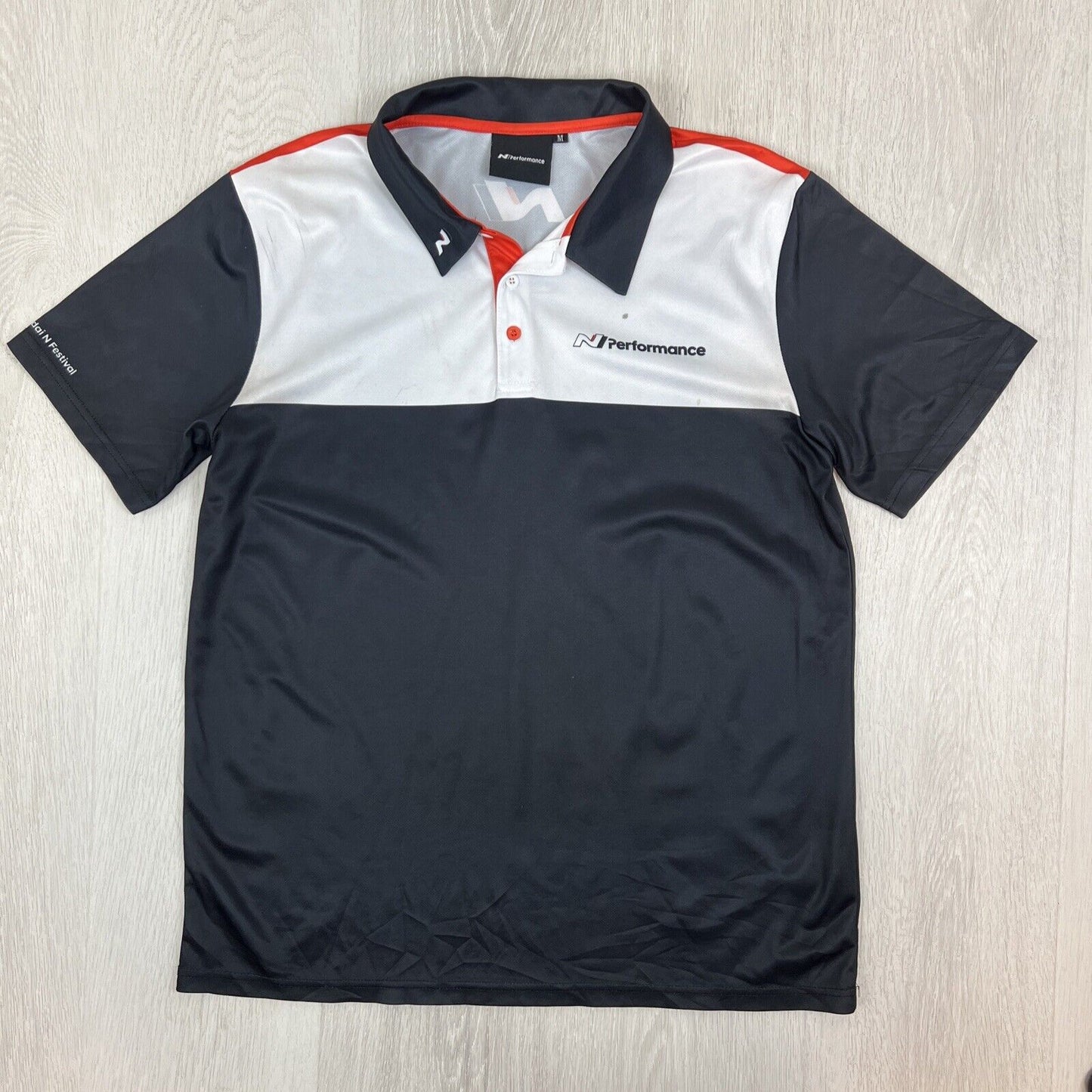 Hyundai N Performance Festival Mens Polo Shirt Size Medium