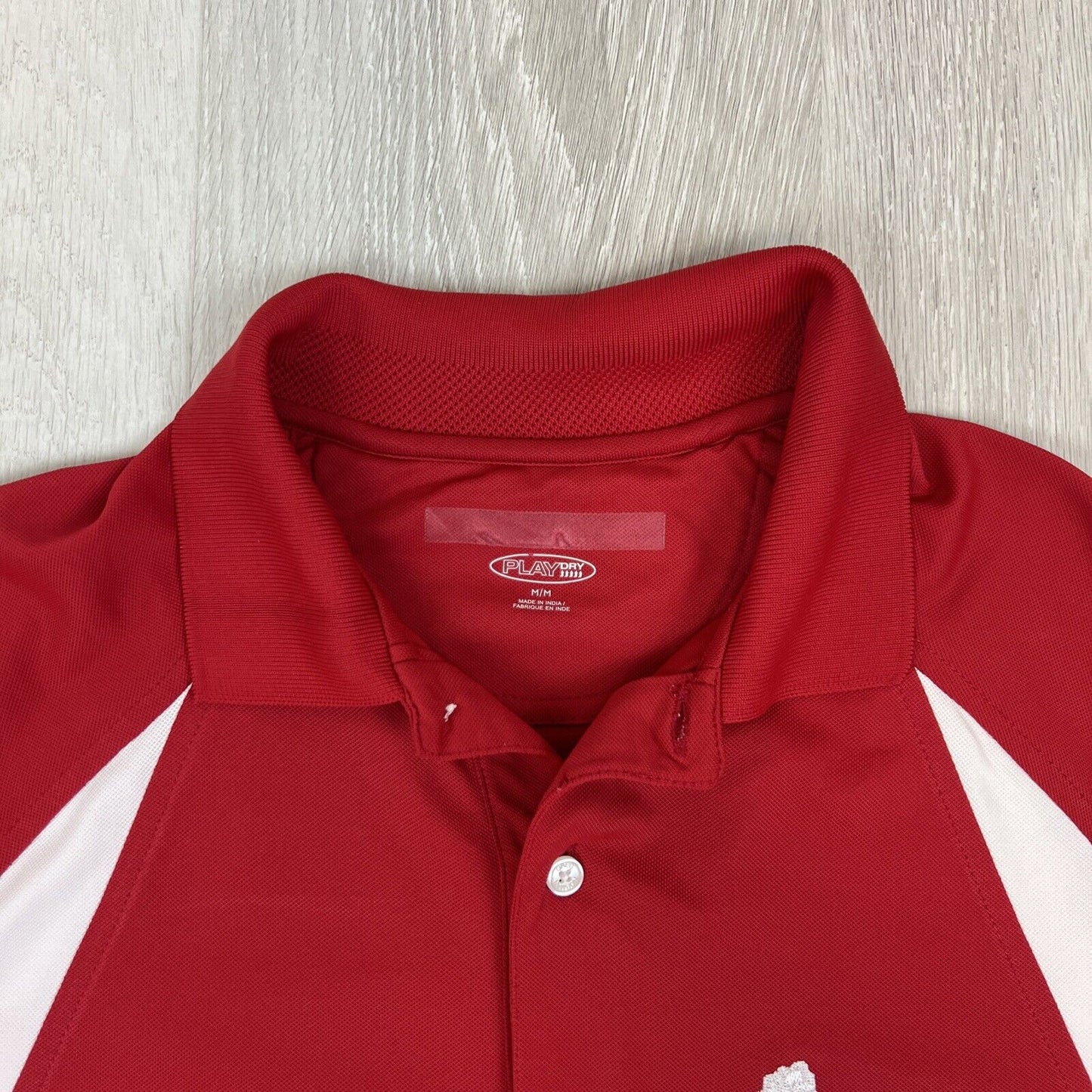 Greg Norman Riverside Oaks Golf Resort Mens Red Polo Shirt Size Medium