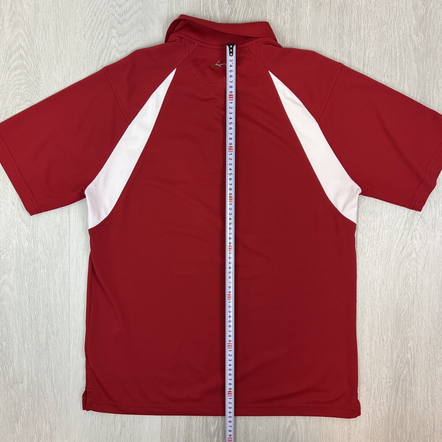 Greg Norman Riverside Oaks Golf Resort Mens Red Polo Shirt Size Medium