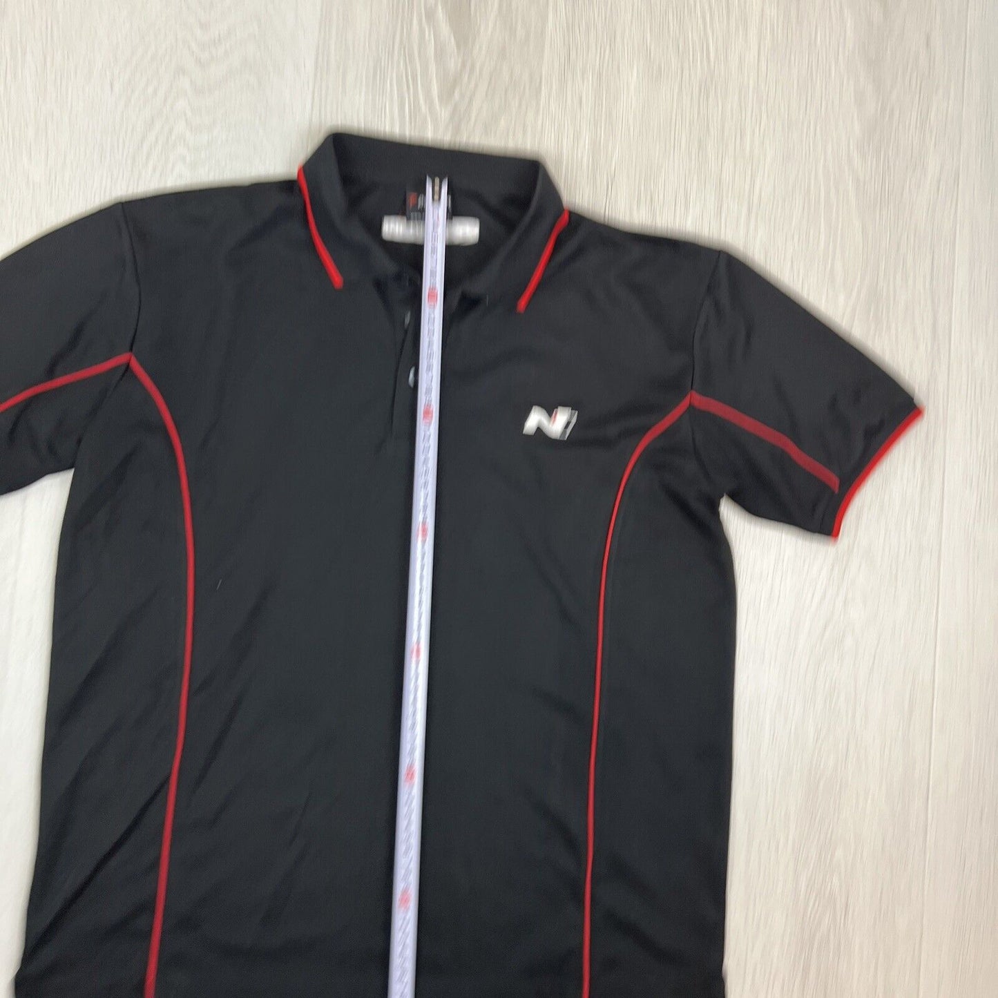 Podium Hyundai N Mens Black Short Sleeve Polo Shirt Size Large