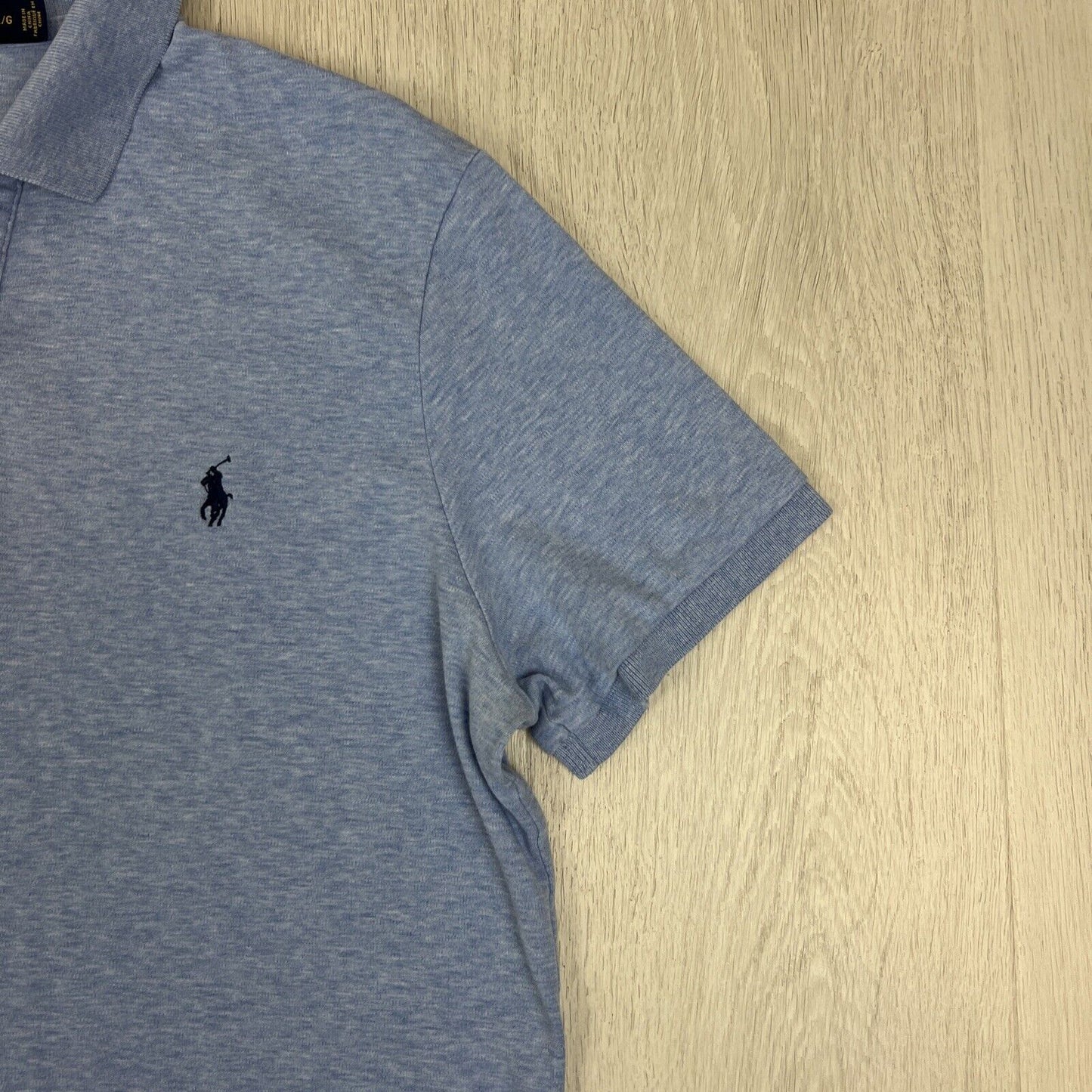 Polo Ralph Lauren Mens Light Blue Polo Shirt Size Large