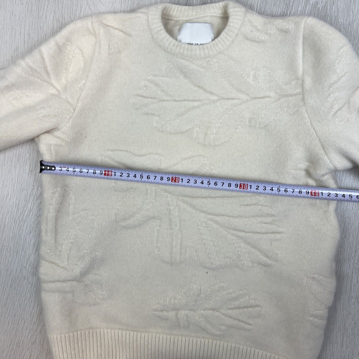 A Kind of Guise Womens Beige Wool Knitted Jumper Sweater Size Medium