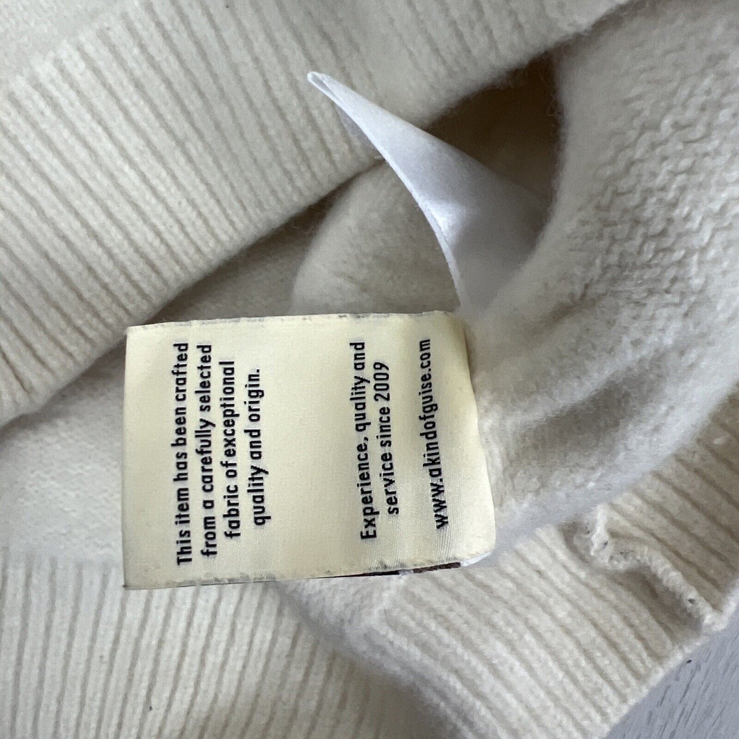 A Kind of Guise Womens Beige Wool Knitted Jumper Sweater Size Medium