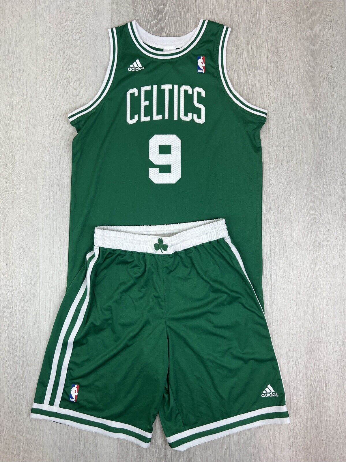 adidas Boys Basketball Jersey & Shorts Uniform NBA Boston Celtics Size 16 Years