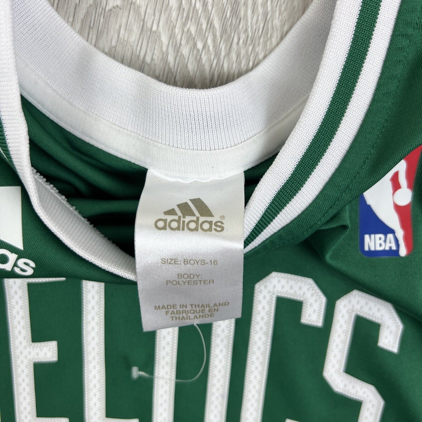 adidas Boys Basketball Jersey & Shorts Uniform NBA Boston Celtics Size 16 Years