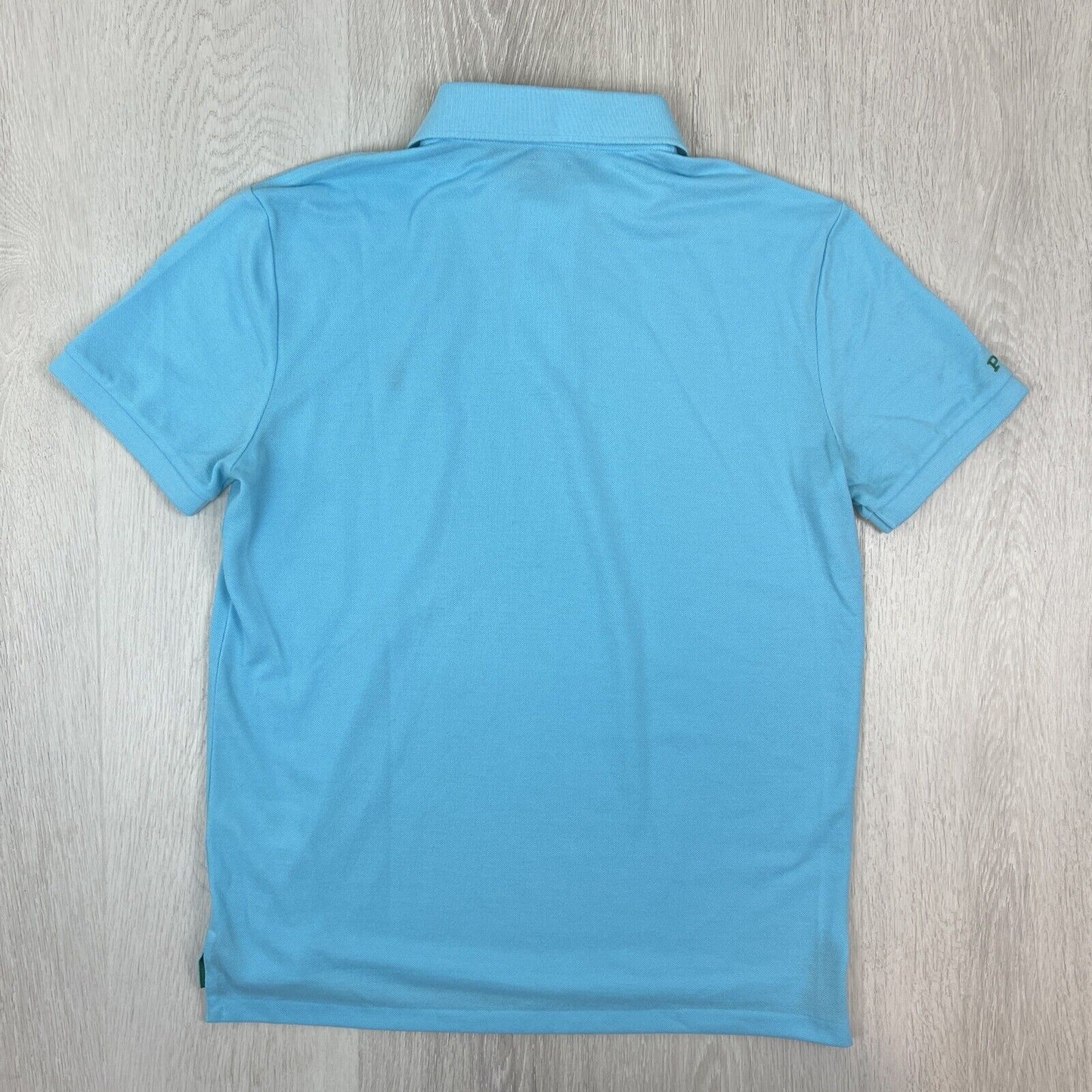 Polo Ralph Lauren Mens The Earth Polo Custom Slim Fit Blue Polo Shirt Size M