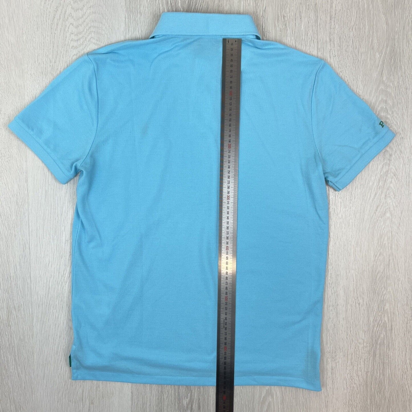 Polo Ralph Lauren Mens The Earth Polo Custom Slim Fit Blue Polo Shirt Size M