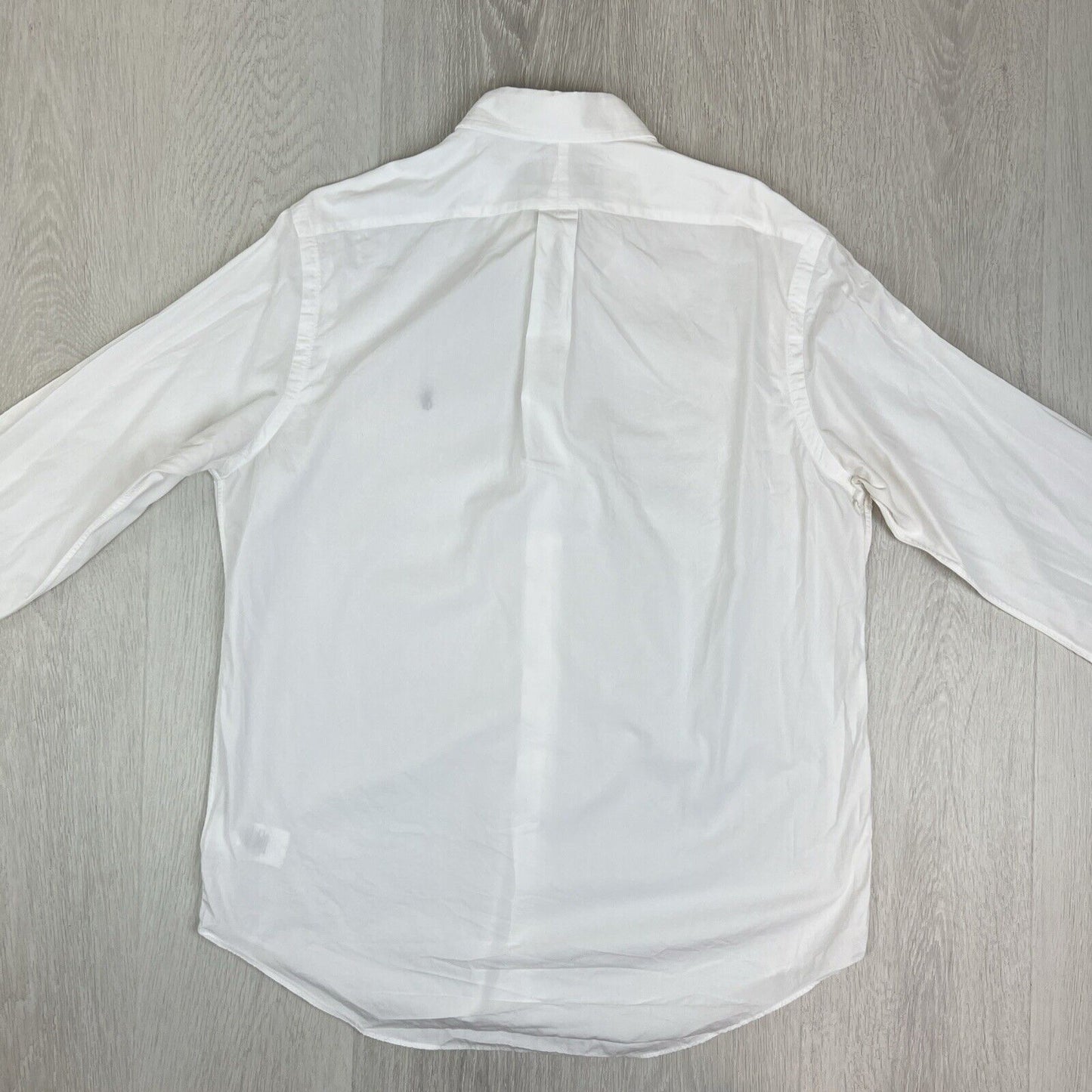 Polo Ralph Lauren Mens White Long Sleeve Button Up Shirt Size Large