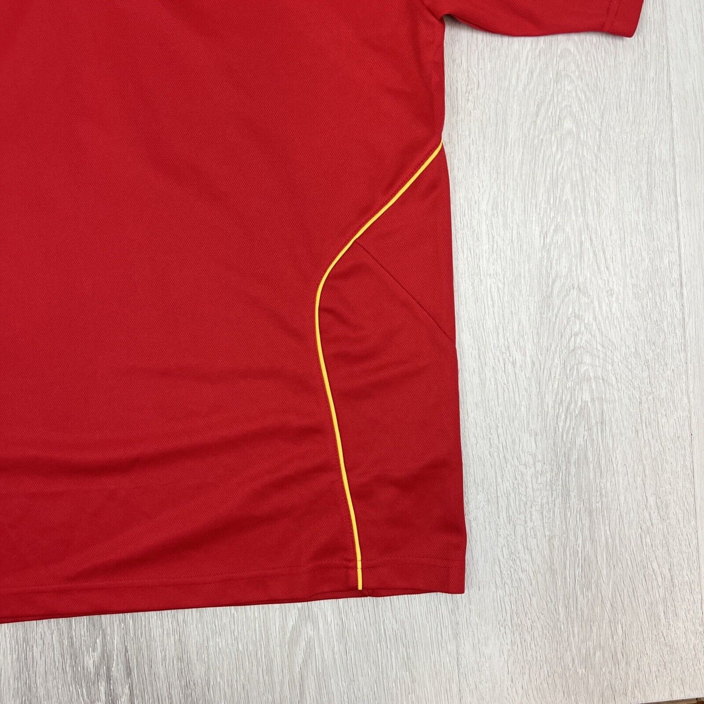 Singapore Armed Forces Army Mens Red Polo Shirt Size Large