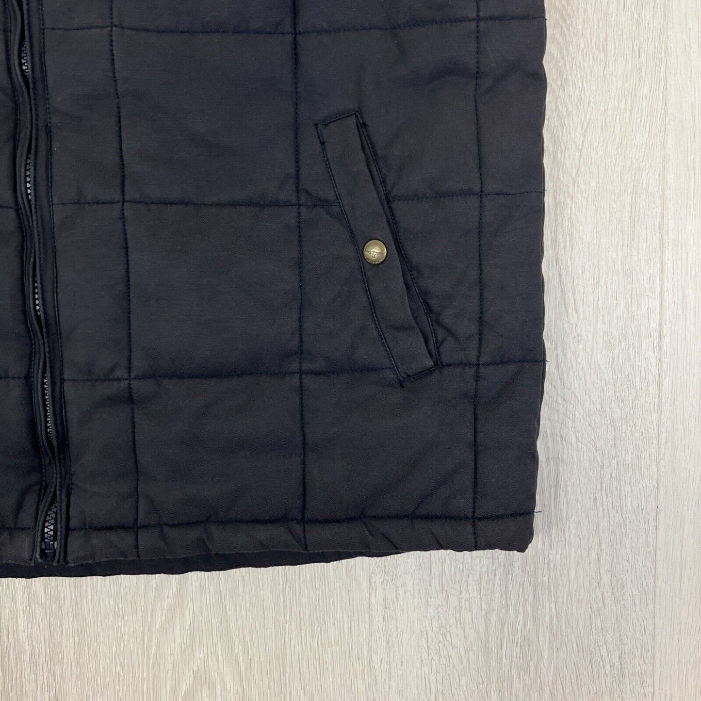 R.M. Williams Mens Navy Blue Vest Jacket Size Large