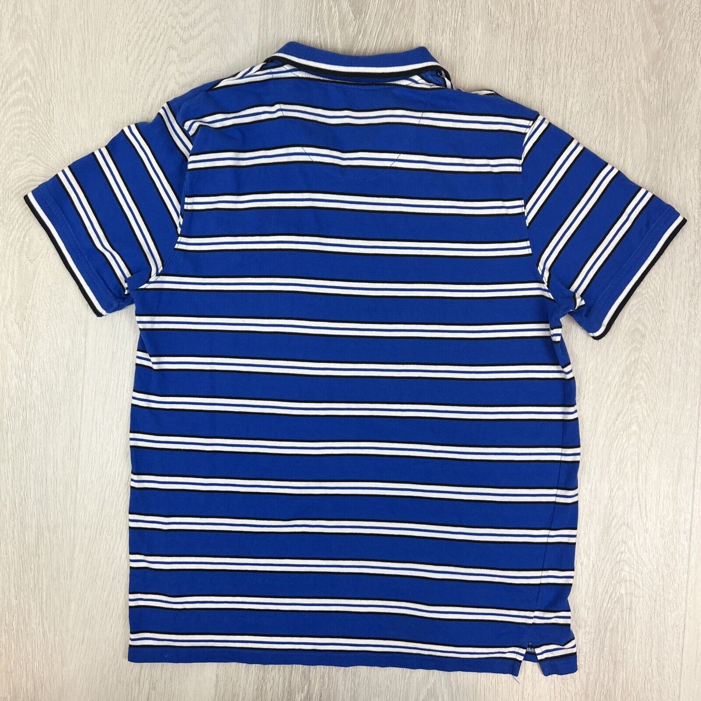 NRL Support Mens Canterbury Bankstown Bulldogs Mens Striped Polo Shirt Size XL