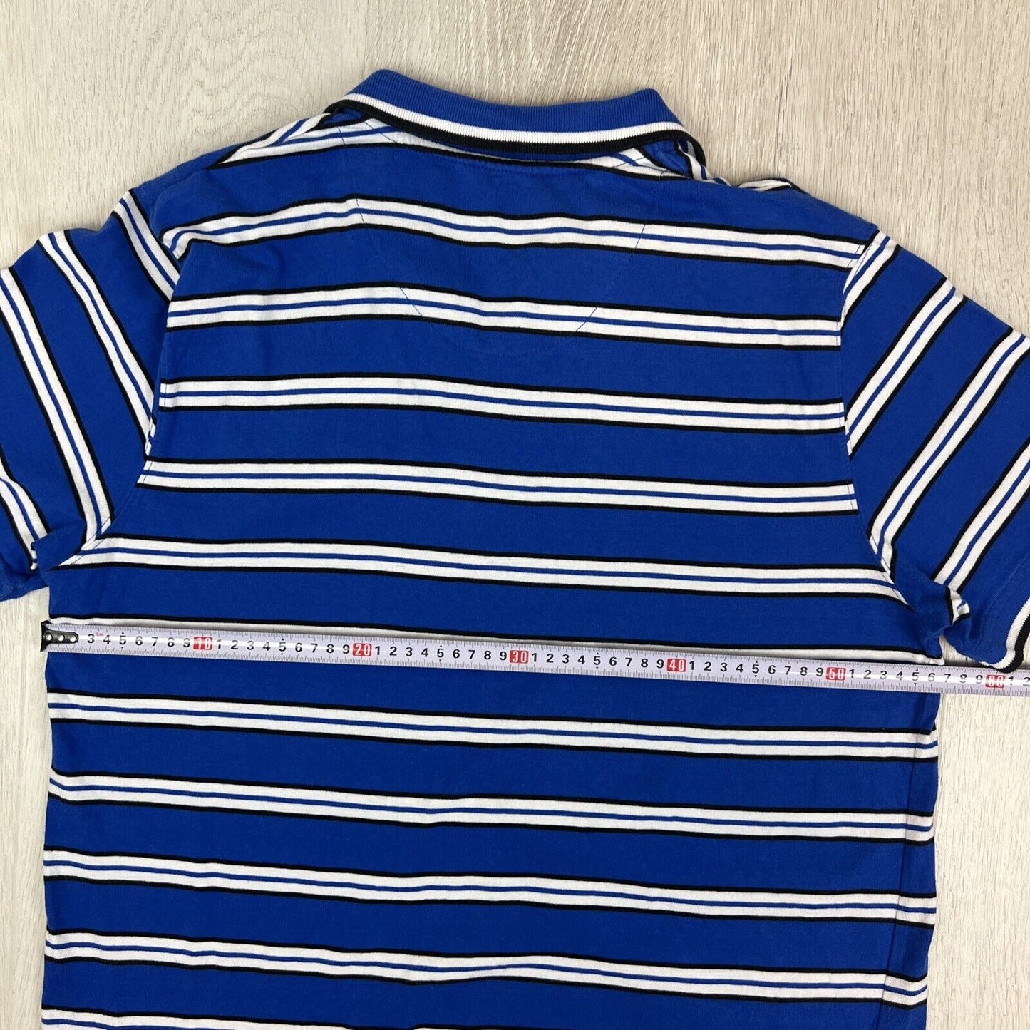 NRL Support Mens Canterbury Bankstown Bulldogs Mens Striped Polo Shirt Size XL
