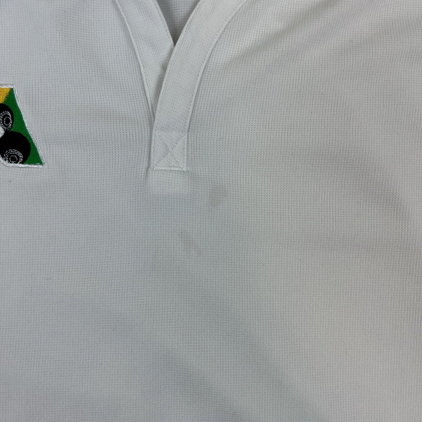 Goodridge Mens Lawn Bowls White Polo Shirt Size XL
