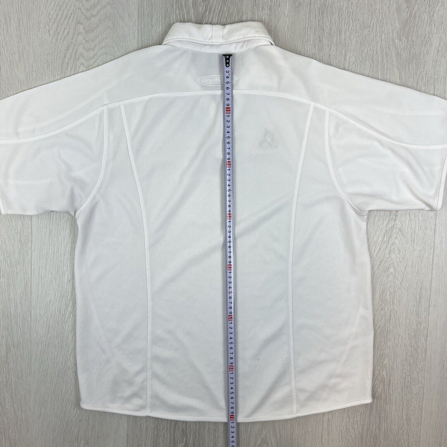 Goodridge Mens Lawn Bowls White Polo Shirt Size XL