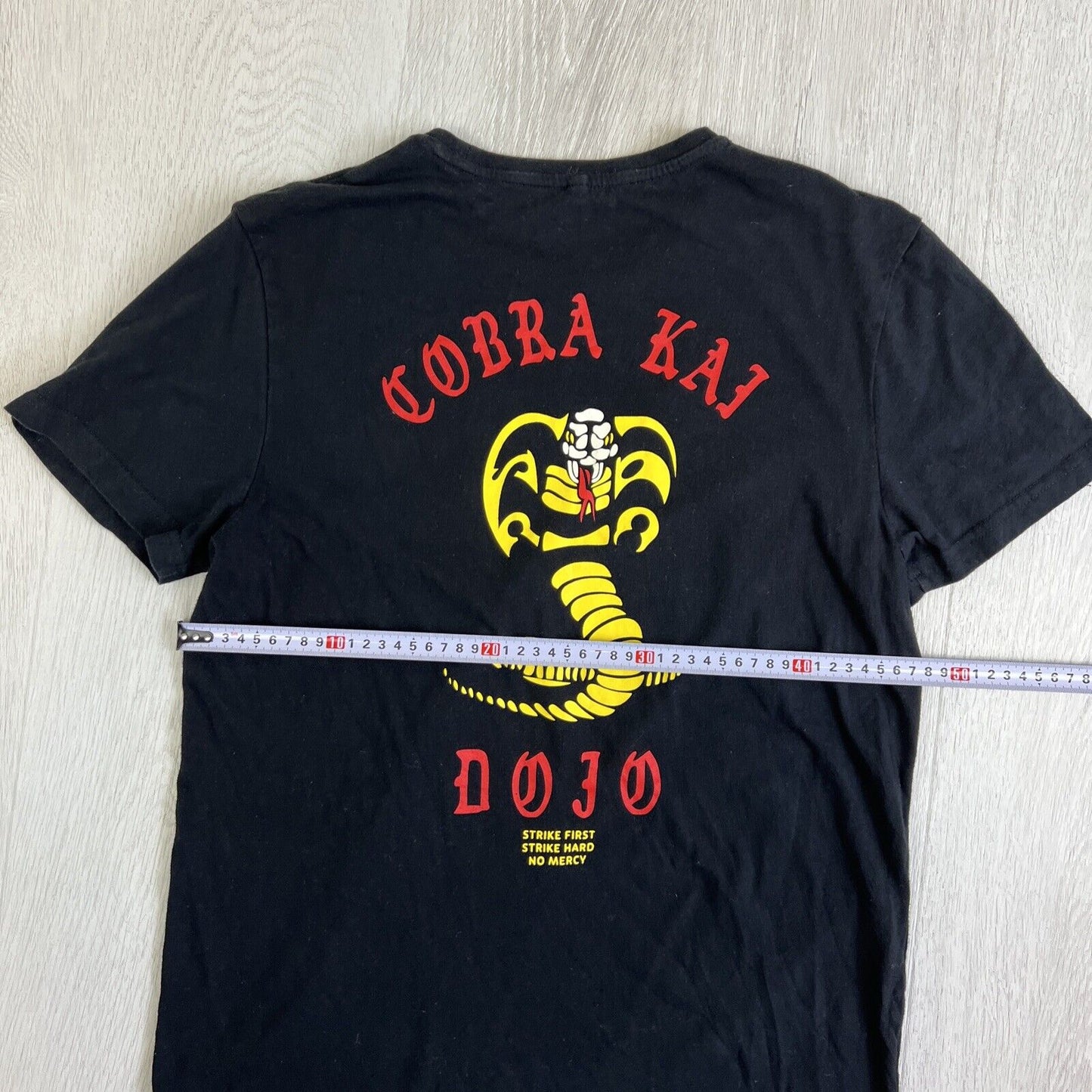 Cobra Kai Dojo Mens Black T-Shirt Size Small