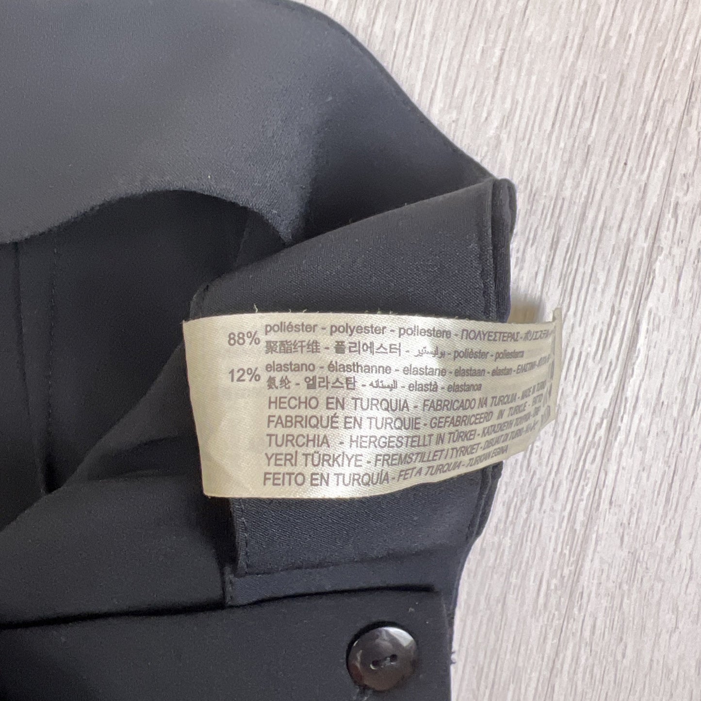 Bershka Womens Black Flared Dress Pants Size US 4
