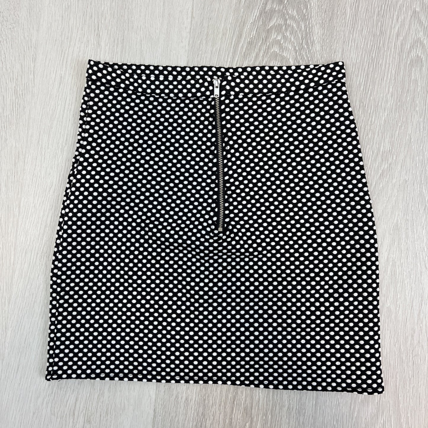 Paint It Red Womens Polka Dot Mini Skirt Small