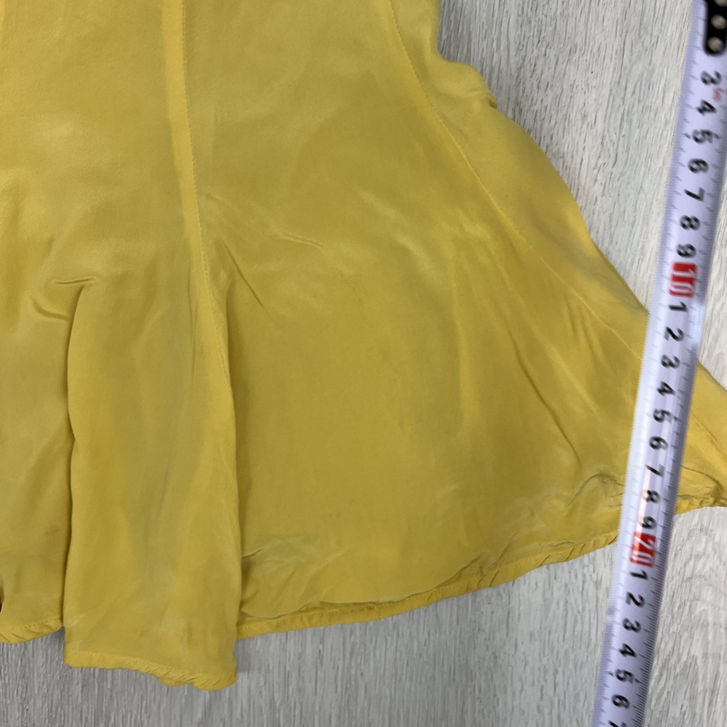 Zimmerman Womens Yellow Silk Skirt Size 1 (Minor damage/marks)